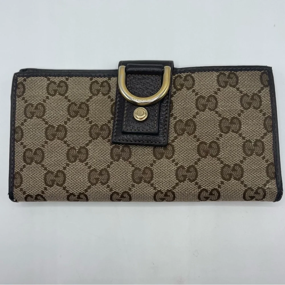GUCCI D RING LARGE WALLET - Picture 2 of 6